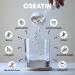 Creatine Monohydrate Powder 600g Bundle with Shaker & Vitamin D3 Drops - Best Alternative to Capsules - Premium Creatine from Trusted Brand - Buy Online on GoSupps.com