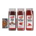 Badia Chili Powder, Smoked Paprika, and Red Crushed Pepper Bundle (Set of 3) with Premium Penguin Recipe Card | 16 Ounce Chili Powder | 16 Ounce Smoked Paprika | 12 Ounce Crushed Red Pepper