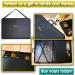 Sports Festival 28 x 20.5 Inches Art Portfolio Case | Waterproof Artist Bag with Shoulder Strap for Sketching | Black - Buy Online on GoSupps.com