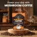 Organic Mushroom Coffee 17 Functional Mushroom Blend (Lion's Mane Reishi Chaga Cordyceps Turkey Tail & More) Gourmet Arabica Instant Coffee for Immunity Focus & Energy - USA Made - 30 Servings - Buy Online on GoSupps.com