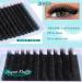 Fluffy Lash Clusters 200D - Long Individual Volume Eyelash Extensions | 14-20mm D Curl Cluster Lashes by CORUSCATE - DIY Thick False Eyelashes at Home - Buy Online on GoSupps.com