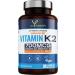 Vitamin K2 MK7 700mcg - High Strength Vitamin K2 Menaquinone - 90 Vegan Society Registered Capsules Not Tablets - Made in The UK by YrHealth