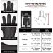 Premium Moose Archery Glove | Non-Slip Padded Tips for Grip | Three Finger Design | Ideal for Recurve & Compound Bow | Men, Women & Youth | Black Leather Small - Buy Online on GoSupps.com