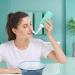 TONELIFE Sinus Rinse Kit - Nasal Irrigation with 5 Salt Packs Neti Pot & Sprayer for Allergy Relief Blue & Green International Shipping Available - Buy Online on GoSupps.com