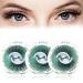 False Lashes Fake Eyelashes Self Adhesive Eyelashes for Women Waterproof False Eyelashes with Different Types Natural Look Reusable 3 Pairs No Glue or Eyeliner Needed