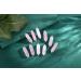 Rose Quartz Healing Crystals Set - 10pcs | Natural Hexagonal Pointed Wands for Reiki Energy Balancing and Chakra Therapy - Buy Online on GoSupps.com
