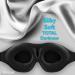 Sleep Mask - Light Blocking 3D Blackout Eye Masks for Women & Men | Soft Cooling Travel Eyemask - Perfect for Night & Eyelash Extensions - Buy Online on GoSupps.com