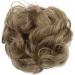 CAISHA by PRETTYSHOP Dark Blonde Messy Scrunchie Bun Hairpiece | Heat-Resistant Synthetic Fibres - Buy Online on GoSupps.com