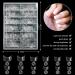 Buqikma 600Pcs Short French Nail Tips Acrylic Flake Nails Clear Extension Set for Salon and Home DIY - Buy Online on GoSupps.com