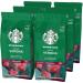 STARBUCKS Single-Origin Colombia Medium Roast Ground Coffee 200 g (Pack of 6) & Caff Verona Dark Roast Ground Coffee 200 g (Pack of 6) - Buy Online on GoSupps.com