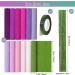 12 Rolls 8ft Crepe Paper Sheets & Floral Arrangement Kit - Flower Making Supplies in Elegant Colors - Buy Online on GoSupps.com