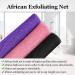 African Exfoliating Net Sponge Set - 31.5 Inch Loofah Body Scrubber for Shower - Women Men Skin Smoother - Daily Use (Pink Black Purple) - Buy Online on GoSupps.com