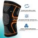 ACTINPUT 2 Pack Knee Braces for Men & Women - Knee Compression Sleeves for Running, Meniscus Tear, ACL, Arthritis - Small Orange (2 Pack) - Buy Online on GoSupps.com