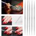 5pcs Stainless Steel 2 Way Dotting Pen Tool for Nail Art DIY Decoration - Buy Online on GoSupps.com