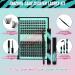 Lash Clusters Kit - 144Pcs Eyelash Extension Set with Bond & Seal | AMZGlRL D-Mix 8-16mm Applicator Tool for Cluster Lashes - Buy Online on GoSupps.com