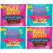 Rule Breaker Snacks Vegan Gluten Free | Variety Pack Blondie Brownie Cookies | Plant-Based, Dairy, Nut, Soy, Allergen Free, Kosher | Soft-Baked, Great for lunchboxes Snacks for Kids and Adults (Pack of 4) Birthday Cake Blondie & Chocolate Chip Brownie 1.9