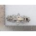 Red Rhinestone Crystal Flora Hair Barrette Clip - Elegant Faship Hair Accessory - Buy Online on GoSupps.com