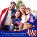 Patriotic American Flag Headband Set - 20 Pcs 4th of July Twisted Hair Bands for Women - USA Bandanas Stretchy Head Wraps for Independence Day Yoga & Running - Buy Online on GoSupps.com