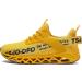 TSIODFO Men's Yellow Running Shoes | Athletic Walking Sneakers Size 11 - Buy Online on GoSupps.com