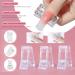 Cooserry Poly Gel Nail Kit with Lamp - 6 Colors Builder Gel Extension Nails Set with Nail Tips, Slip Solution, LED Lamp - Dual Forms Starter Kit with Nail Foil Glitter for Art Designs - Buy Online on GoSupps.com
