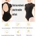 UTOWO Women's Black Lace Short-Sleeve Ballet Leotard with Swan Collar - Small - Buy Online on GoSupps.com