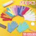 200 Pcs Double-Sided Exfoliating Gloves Bulk | Colorful Shower Gloves for Men, Women, Kids | Beauty Spa, Massage, Deep Clean Scrubber | 13 Colors - Buy Online on GoSupps.com