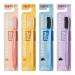 Red by Kiss Gentle Deep Clean Tooth Brush 2X Soft Micro Fiber Brush Made in Korea 4 Pack Value Set