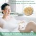 2 Pack Natural Soft and Hard Boar Bristle Body Brushes for Exfoliating and Cleansing - Round Massage Bath Brushes for Whole Body, Promotes Blood Circulation - Buy Online on GoSupps.com