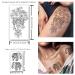 Yazhiji 40 Sheets Temporary Tattoos for Women and Girls - 10 Large and 30 Small Fake Tattoo Stickers Included - Buy Online on GoSupps.com
