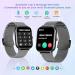 Smart Watch for Men Women Fitness | 1.83 Bluetooth Call Smartwatch | Blood Oxygen & Pressure Monitor | 100+ Sport Modes | Heart Rate & Steps Counter | IP67 | Compatible with Android iOS | Black - Buy Online on GoSupps.com