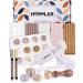 Hoppler Premium Wax Seal Kit with Sealing Wax Gun  Wax Seal Sticks  Wax Seal Stamp  12 Cavity Silicone Wax Seal Mold  and Extra Additions to Make Seals Stand Out and Make Invitations in Bulk. 1 Full Wax Seal Kit