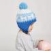 LANGZHEN Toddler Kids Winter Hat Earflap Knit Cap Fleece Lined Beanie - Deer Blue | 2-4 Years - Buy Online on GoSupps.com