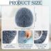 Plush Shag Toilet Lid Cover Set - Machine Washable, Soft and Fluffy Fabric - Fits Standard Toilet Lids, Quick Drying - Elastic Bathroom Decor - 2 Gray, 1 Black - Buy Online on GoSupps.com