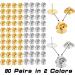 80 Pairs 9mm Pin Backs with Blank Pins - Silver and Golden Butterfly Clutch Tie Tacks for DIY Jewelry Making - Buy Online on GoSupps.com