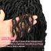 FAVE Black Braided Short Wig - Synthetic Afro Dreadlock Faux Locs for Women - Buy Online on GoSupps.com