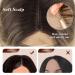 Buy Fine Long Wavy Ombre Blonde & Brown Lace Front Wig - 65 cm Natural Synthetic Hair Waves for Women - Buy Online on GoSupps.com