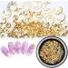 Punk Gold Nail Rivets Studs Charms Decoration for 3D Nail Design | Manicure Set for Fingernails & Toenails Tips - Acrylic Nails Supplies - Buy Online on GoSupps.com