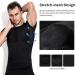 Niksa Men's Compression Shirts 5 Pack - Short Sleeve Athletic Tops - Cool Dry Workout Tee - Dark Black - Size Large - Buy Online on GoSupps.com