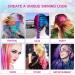 Non-toxic Hair Chalk Comb Mascara - Temporary Washable Hair Color Dye for Girls & Women - Orange - Perfect for Christmas, Halloween, Birthdays - Instant Results - Buy Online on GoSupps.com
