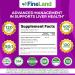 FineLand Milk Thistle Pills 50:1 Extract 120 Vegan Capsules - 20 000 mg Strenght with 80% Silymarin Flavonoids Liver & Antioxidant Support | 50X Concentrated Seed Extract - Non-GMO Made in USA - Buy Online on GoSupps.com