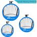 Premium Golf Chipping Practice Net Set | 3Pcs (12'' 18'' 24'') Indoor/Outdoor Hitting Nets with Target Mat | Blue | Updated Design - Buy Online on GoSupps.com