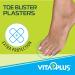 Electric Callus Remover + VITAPLUS Toe Blister Plaster 8-Pack - 17x48mm - Buy Online on GoSupps.com