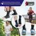 Thirty48 Plantar Fasciitis Compression Socks - 20-30 mmHg Foot Sleeves for Arch & Heel Support - Reduce Swelling & Boost Circulation - Black, Medium - Buy Online on GoSupps.com