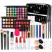 Fenshine All In One Makeup Kit, Makeup Kit for Women Full Kit, Makeup Gift Set for Women Beginners, Makeup Essential Starter Bundle Include Eyeshadow Palette Lipstick Eyebrow Pencil Brush Set KIT005#