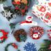 4 Pieces Christmas Scrunchies Hair Claw Clips Christmas Ponytail Holders Xmas Hair Rope Christmas Hair Accessories Hair Band Thick Hair Large Hair Claw Clips for Girls Women - Buy Online on GoSupps.com