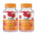Lifeable Biotin + Magnesium Gummies Bundle - Great Tasting Vitamin Supplement Gluten Free GMO Free Chewable