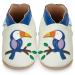 Baby Shoes with Soft Sole - Baby Girl Shoes - Baby Boy Shoes - Leather Toddler Shoes - Baby Walking Shoes 6-12 Months Toucan
