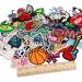 60pcs Random Assorted Styles Embroidered Iron on Patches  DIY Sew Applique Repair Patch Iron on/Sew on Patches for Backpacks Pants Clothes Jeans Jackets Hat - Buy Online on GoSupps.com