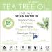 Artnaturals Tea Tree Oil 0.5 fl oz (15 ml) - Natural Skincare & Acne Solution - Buy Online on GoSupps.com