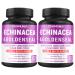 CIVIMUNA Echinacea Capsules with Echinacea Goldenseal Root Elderberry - 120 Capsules for 4 Months Supply (Pack of 2)